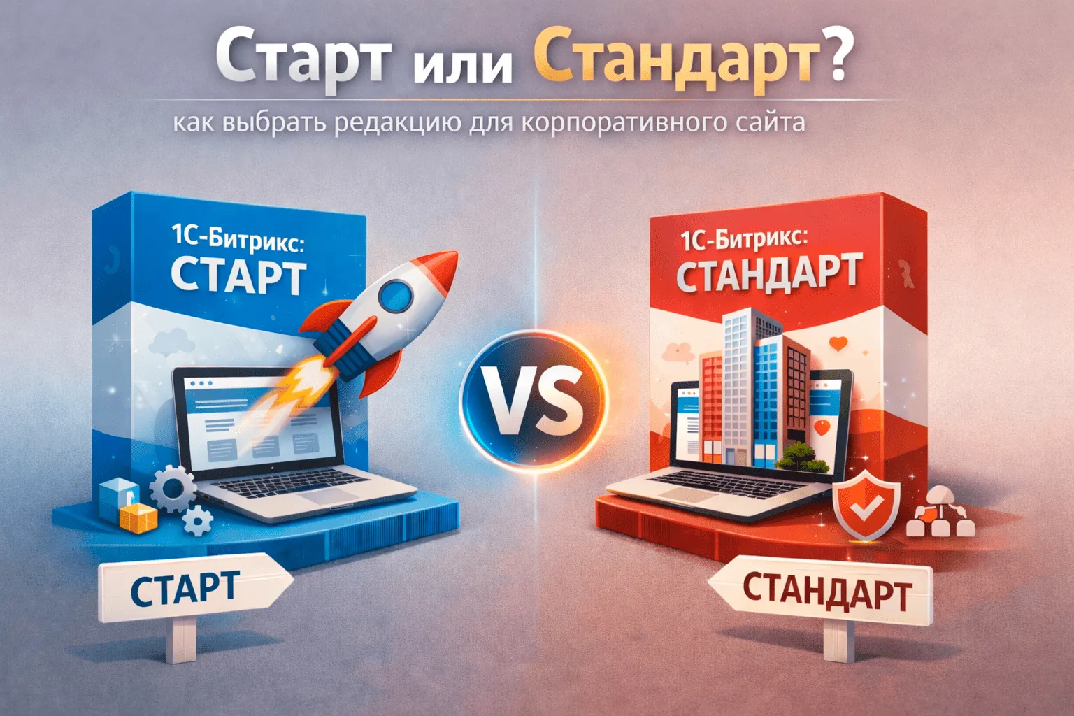 Старт или Стандарт: как выбрать редакцию для корпоративного сайта в Кемерово